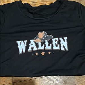 Black Wallen Graphic T-Shirt